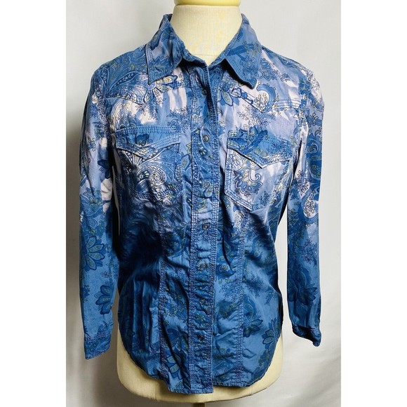 VAC Jeans 100% Cotton Button Down Shirt - Size S - Picture 1 of 3